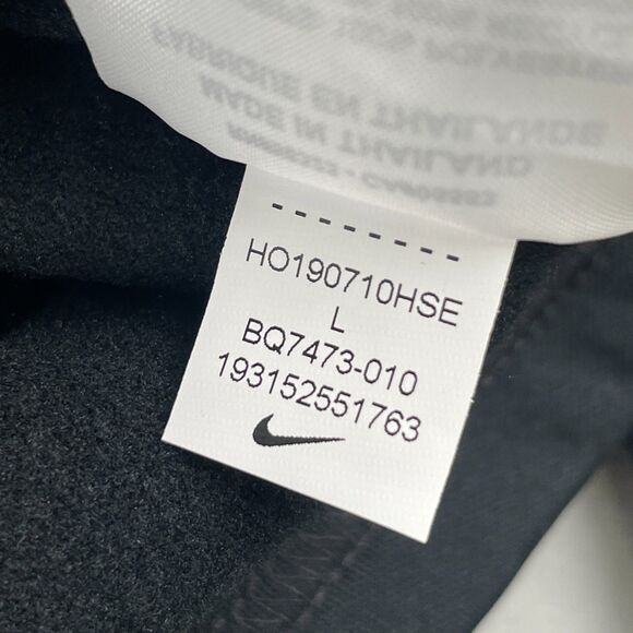 Nike Dri-FIT Academy Pullover Mens L Black Zip Quilted Padded Soccer BQ7473-010 - Picture 8 of 9